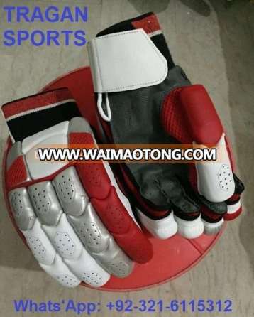 Pure England leather fully protective batting gloves for Cricket